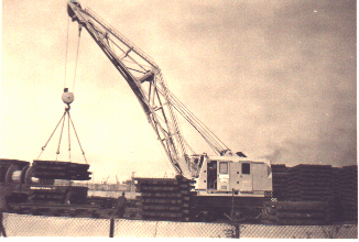 Kranwagen der Hafenbahn