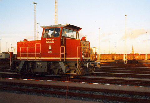 Lok 226 der Hafenbahn