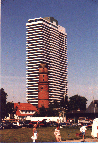 HL-Travemünde Leuchtturm und Maritim-Hotel