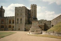 Schloss Windsor Castle Rueckseite